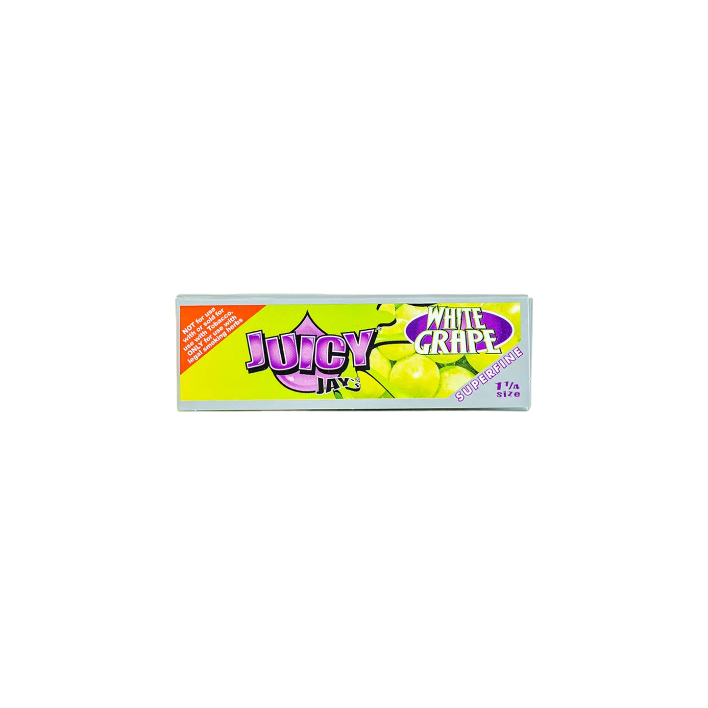 Juicy Jay’s Super Fine Rolling Papers – White Grape – 1 1/4