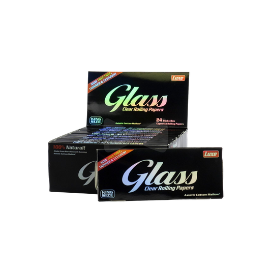 Luxe Glass Rolling Papers - King Size