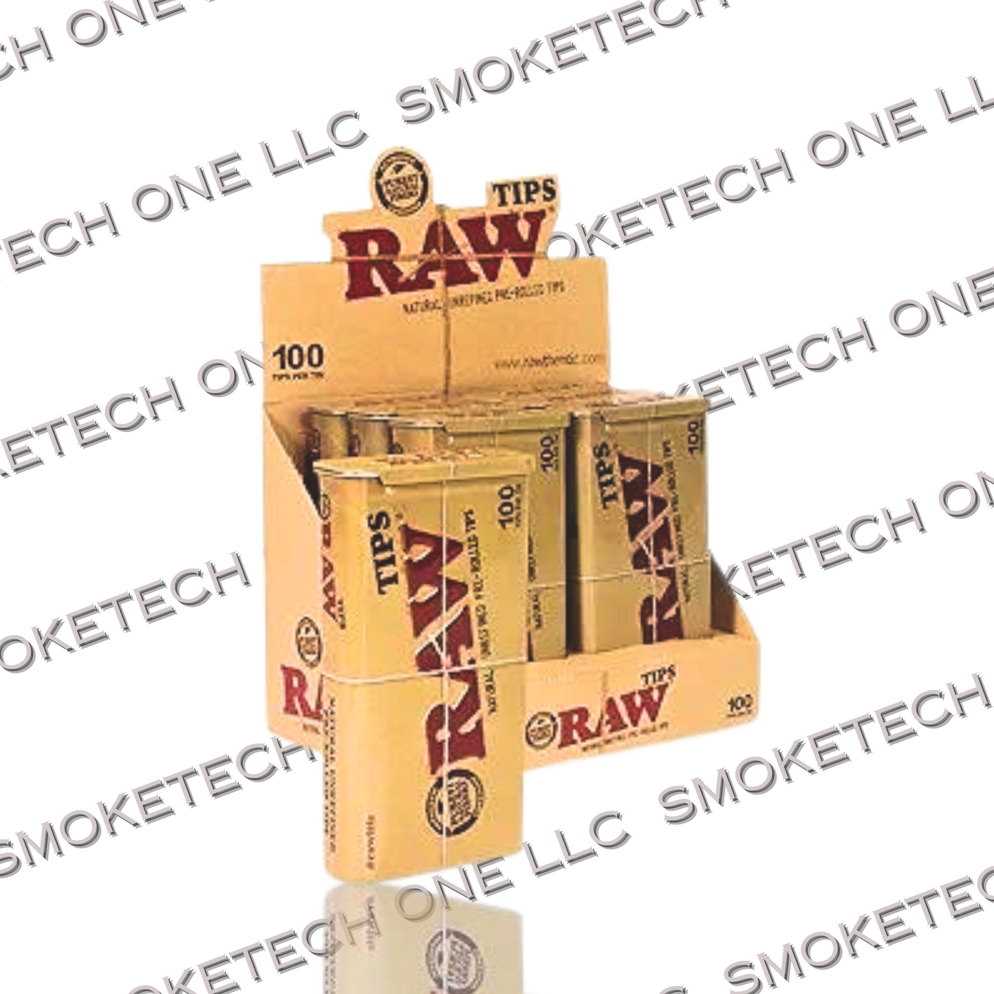 RAW Metal TIn 100 Pre Rolled Tips