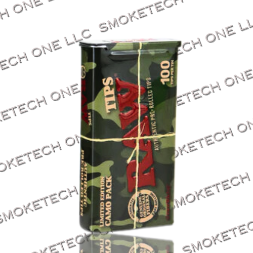 RAW Camo Pre- Rolled Tip Tin (Limited Edition)