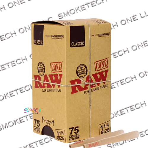 RAW Classic Cones- 75 Pack