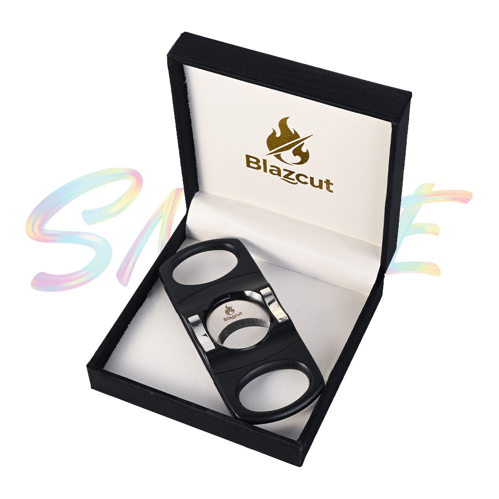 Blazcut Classic Dual-Ring Cigar Cutter VC006 - Smoke Tech One LLC