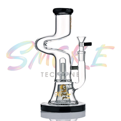 Hipster 9 Inch Halo Loop water pipe WF-25-3 - Smoke Tech One LLC