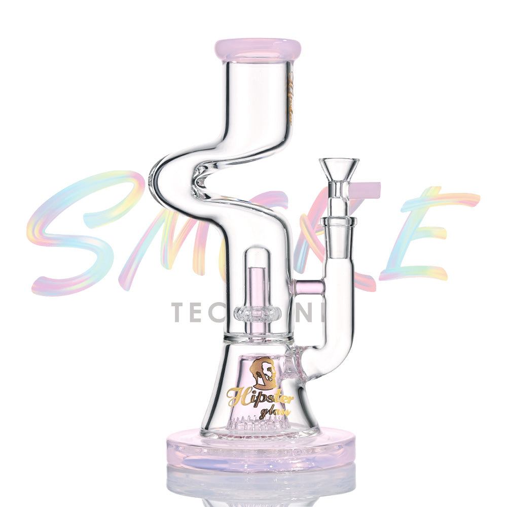 Hipster 9 Inch Halo Loop water pipe WF-25-3 - Smoke Tech One LLC