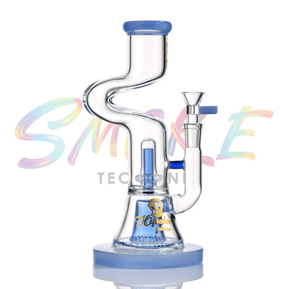 Hipster 9 Inch Halo Loop water pipe WF-25-3 - Smoke Tech One LLC