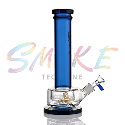 Hipster 10.5 Inch Classic Straight Bong WF-25-4 - Smoke Tech One LLC