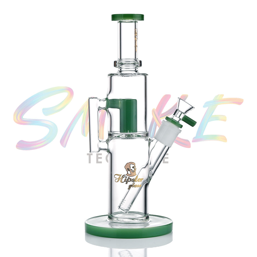 Hipster 10.5 Inch Glass Bong WF-25-5 - Smoke Tech One LLC