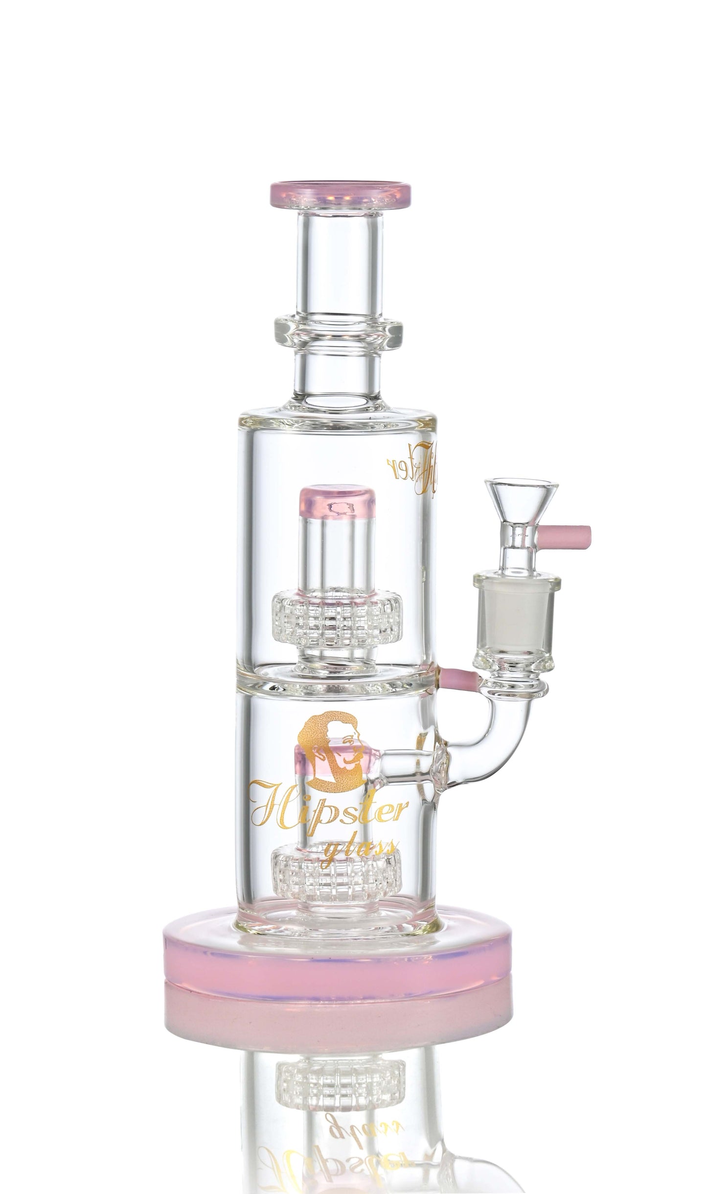 Hipster Wide-Body Double Matrix Bong WF-288