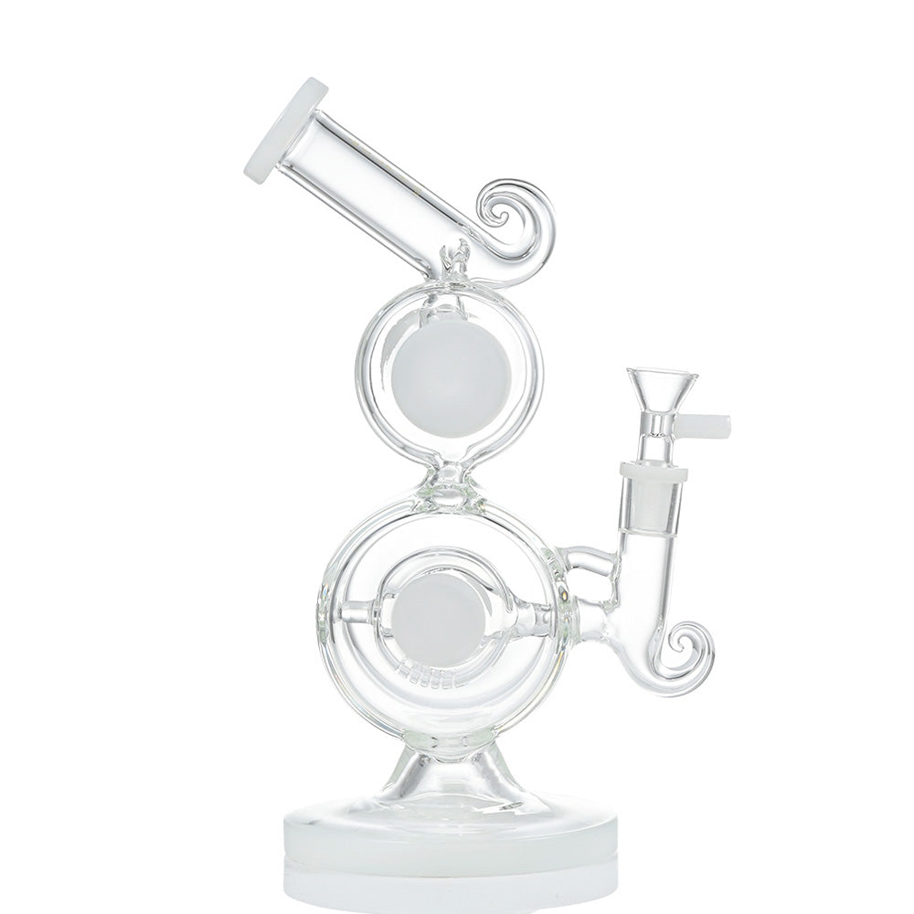 Alpha 11-Inch Artistic Recycler Glass Bong WF-302 - Smoke Tech One LLC