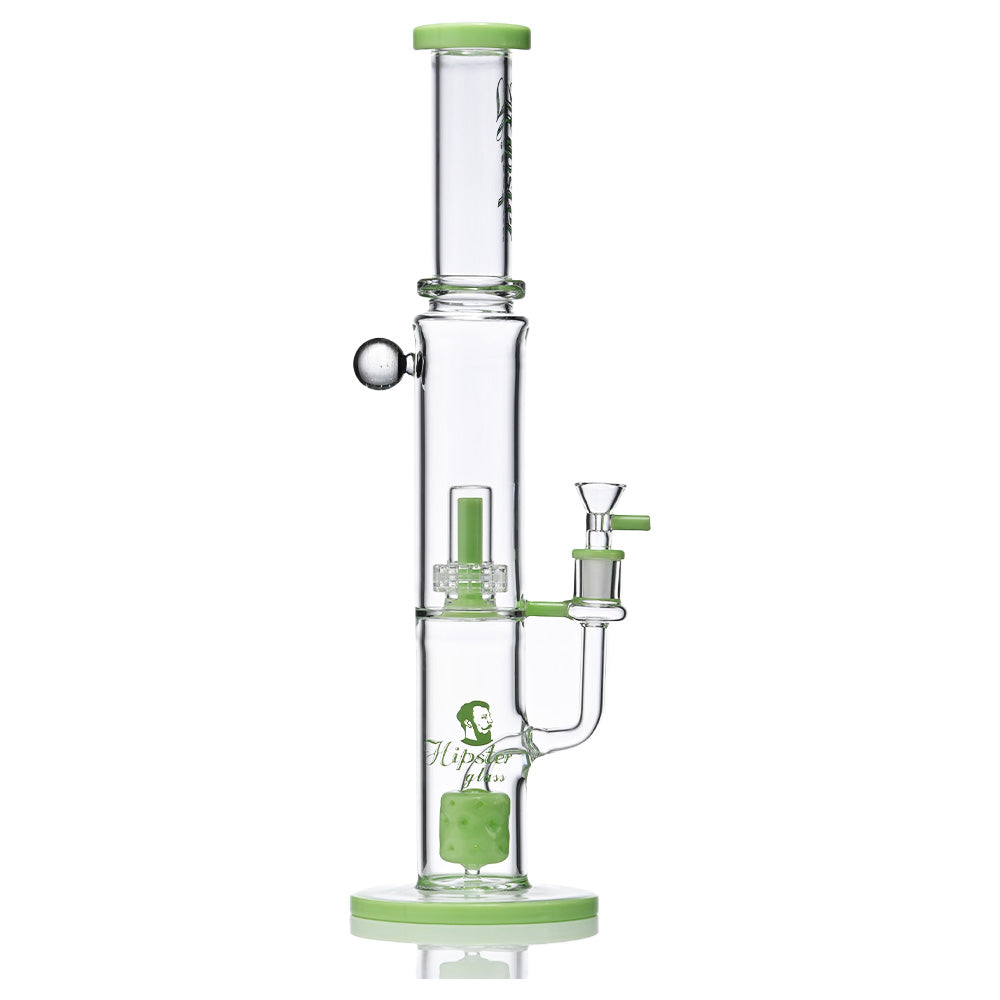 Hipster glass bong WF445 - Smoke Tech One LLC
