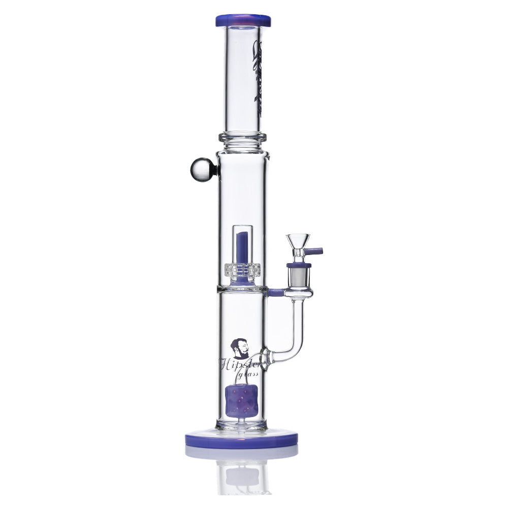 Hipster glass bong WF445 - Smoke Tech One LLC