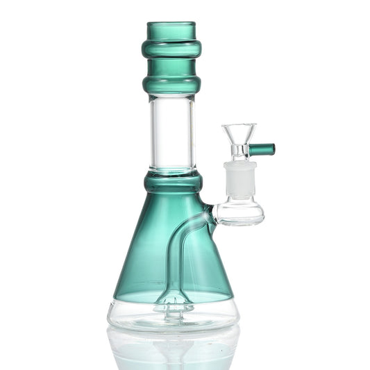 Alpha Glass Mini Beaker Bong WF461 - Smoke Tech One LLC