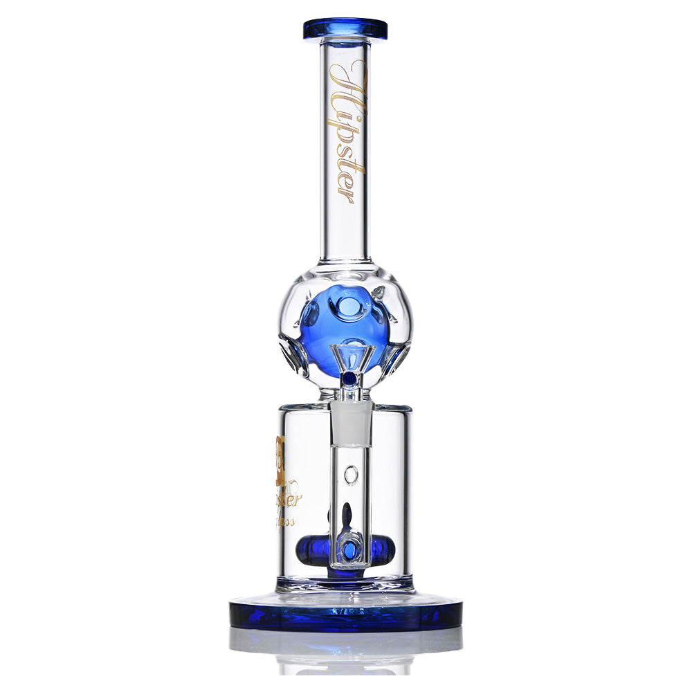 Hipster 12.9-Inch Globe Glass Bong WF503 - Smoke Tech One LLC