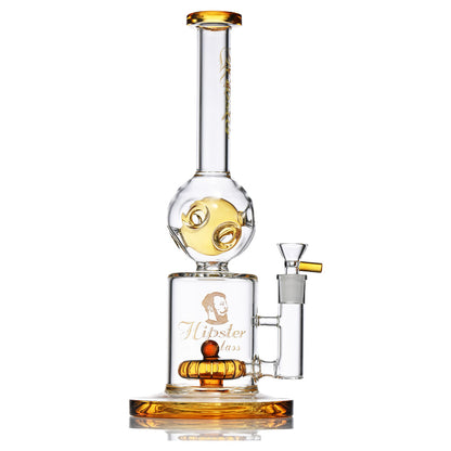 Hipster 12.9-Inch Globe Glass Bong WF503 - Smoke Tech One LLC