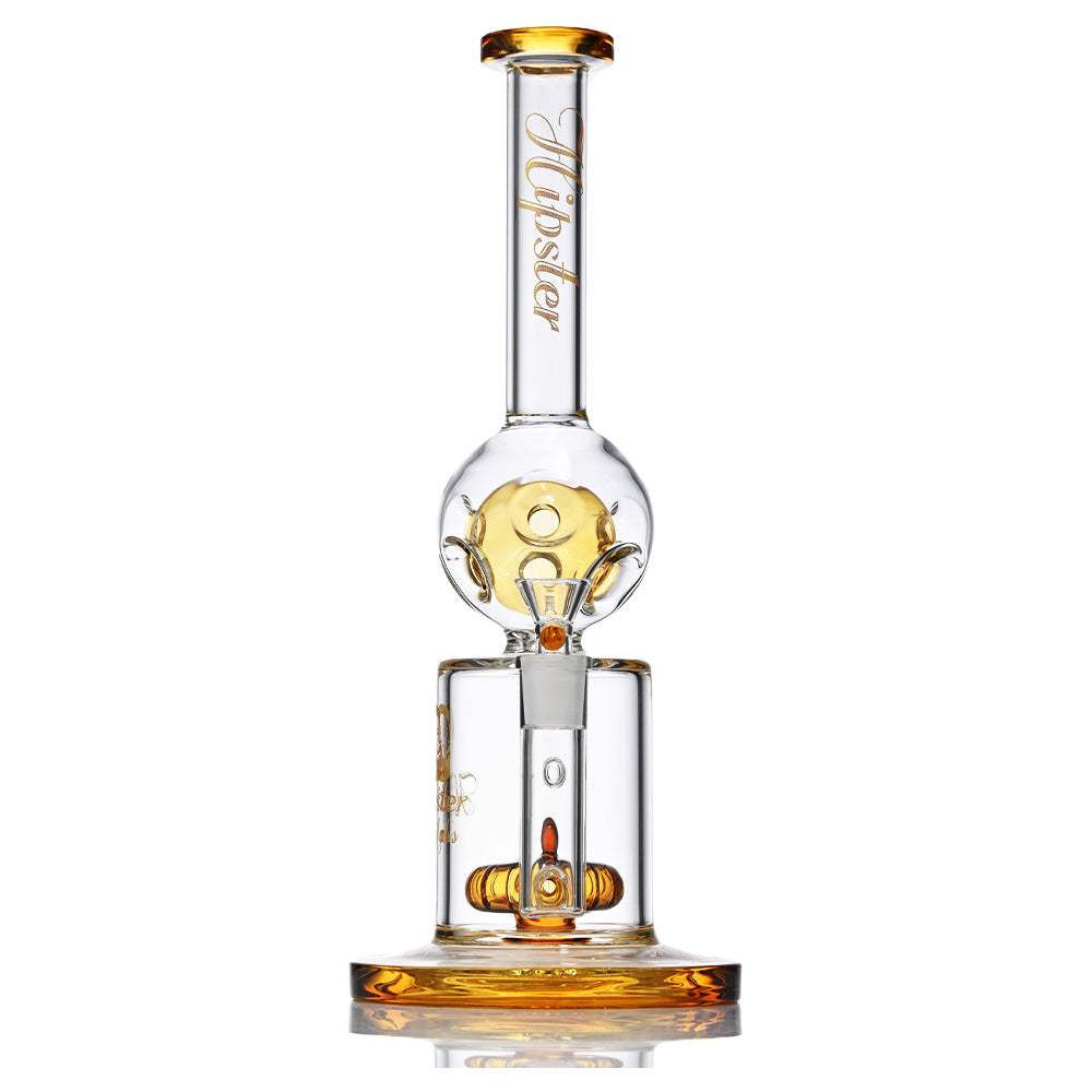 Hipster 12.9-Inch Globe Glass Bong WF503 - Smoke Tech One LLC
