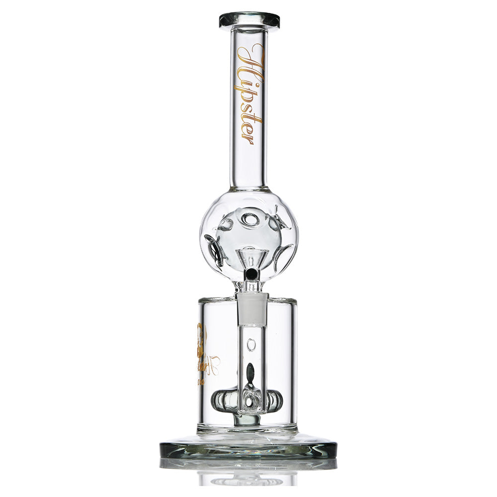 Hipster 12.9-Inch Globe Glass Bong WF503 - Smoke Tech One LLC