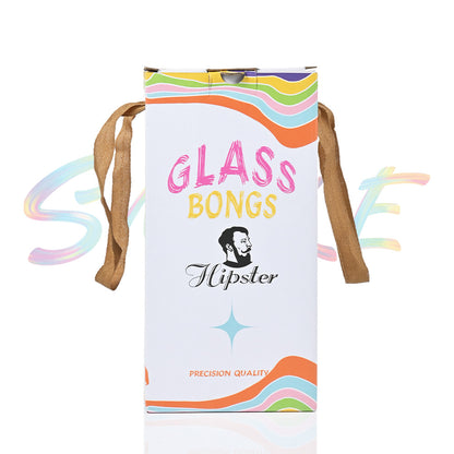Hipster 10.5 Inch Classic Straight Bong WF-25-4 - Smoke Tech One LLC