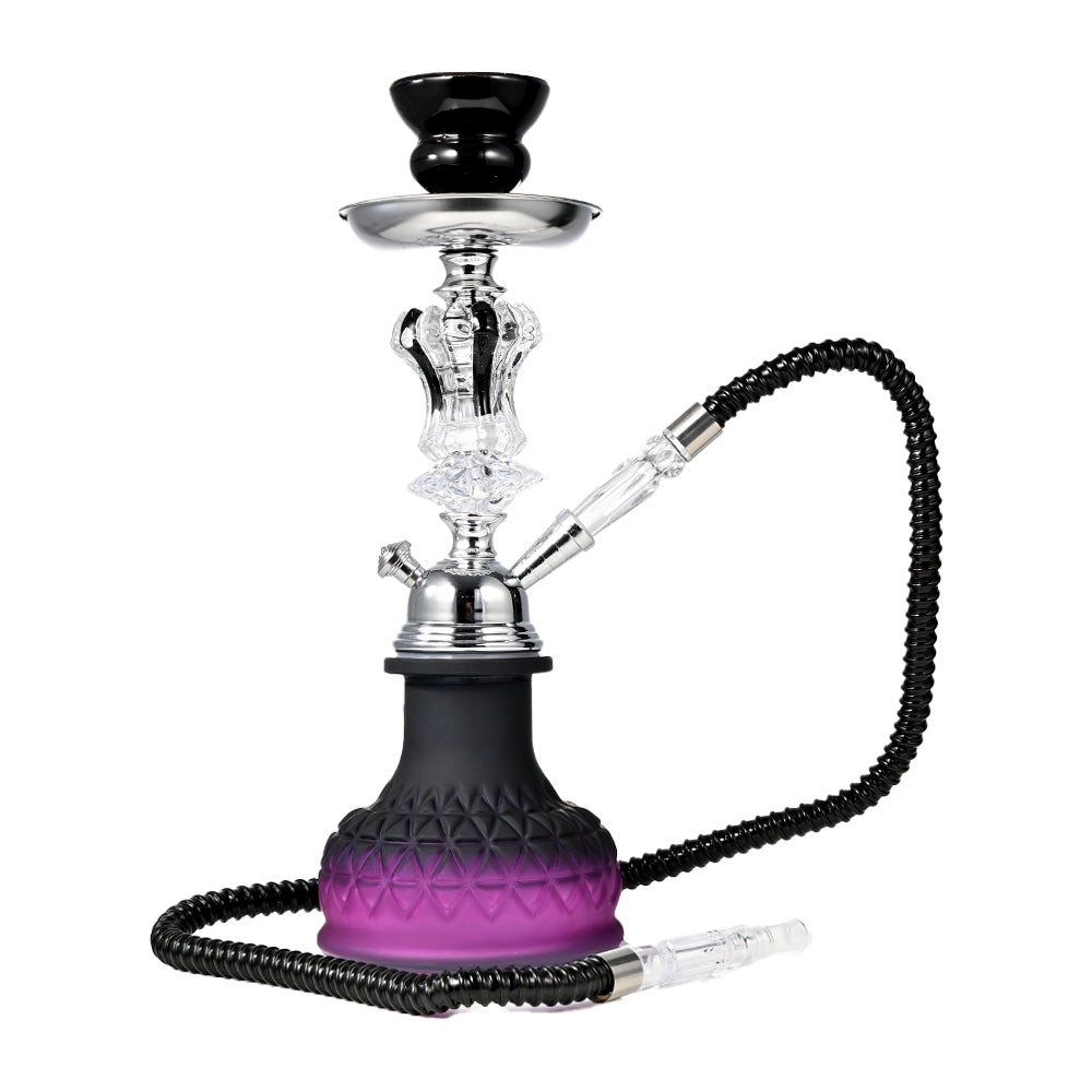 14" sturdy Glass Base Hookah WL067