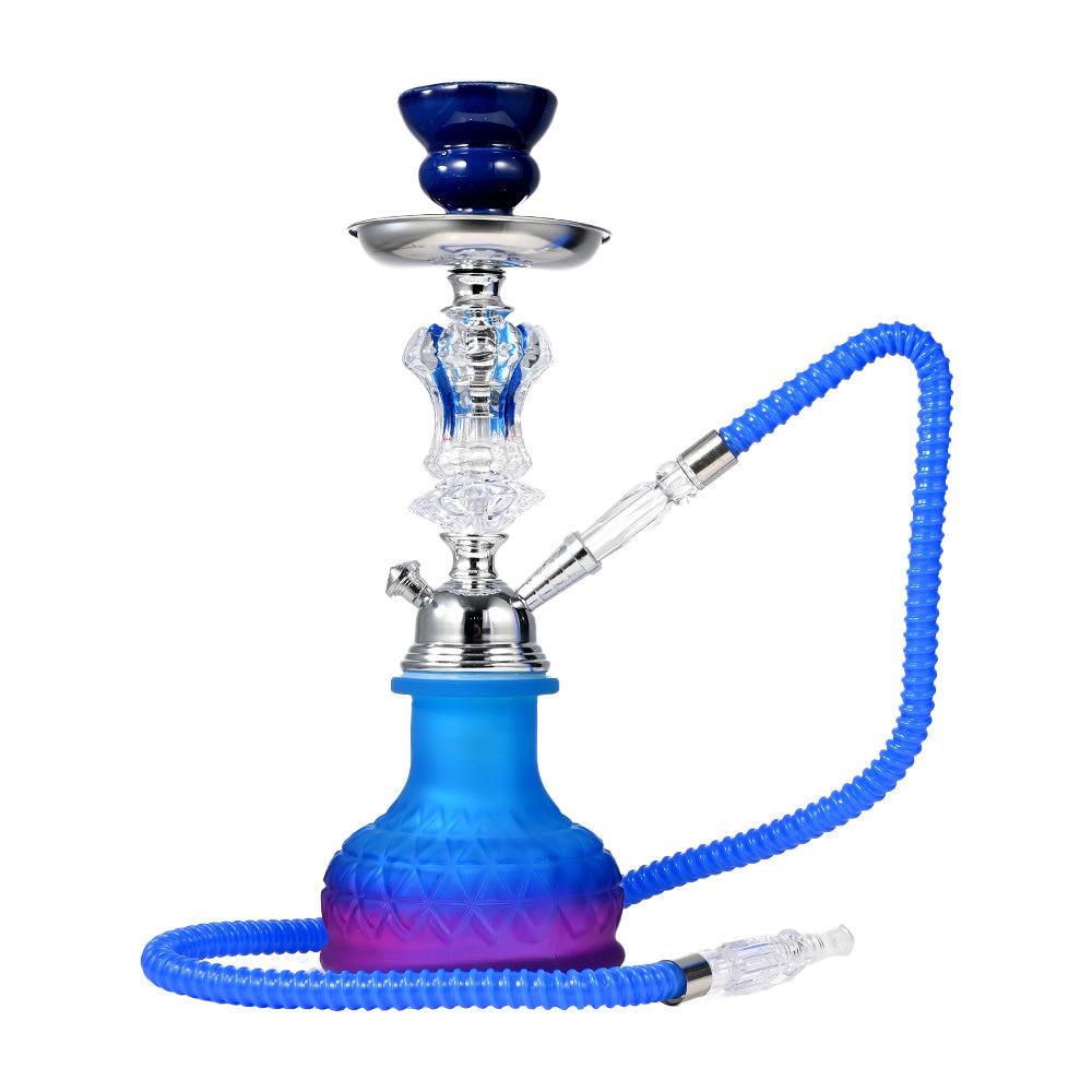 14" sturdy Glass Base Hookah WL067