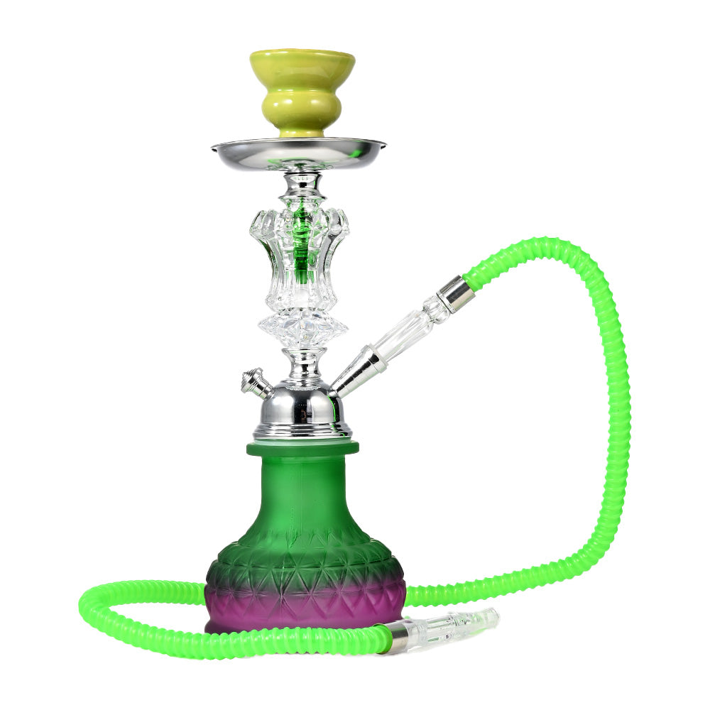 14" sturdy Glass Base Hookah WL067