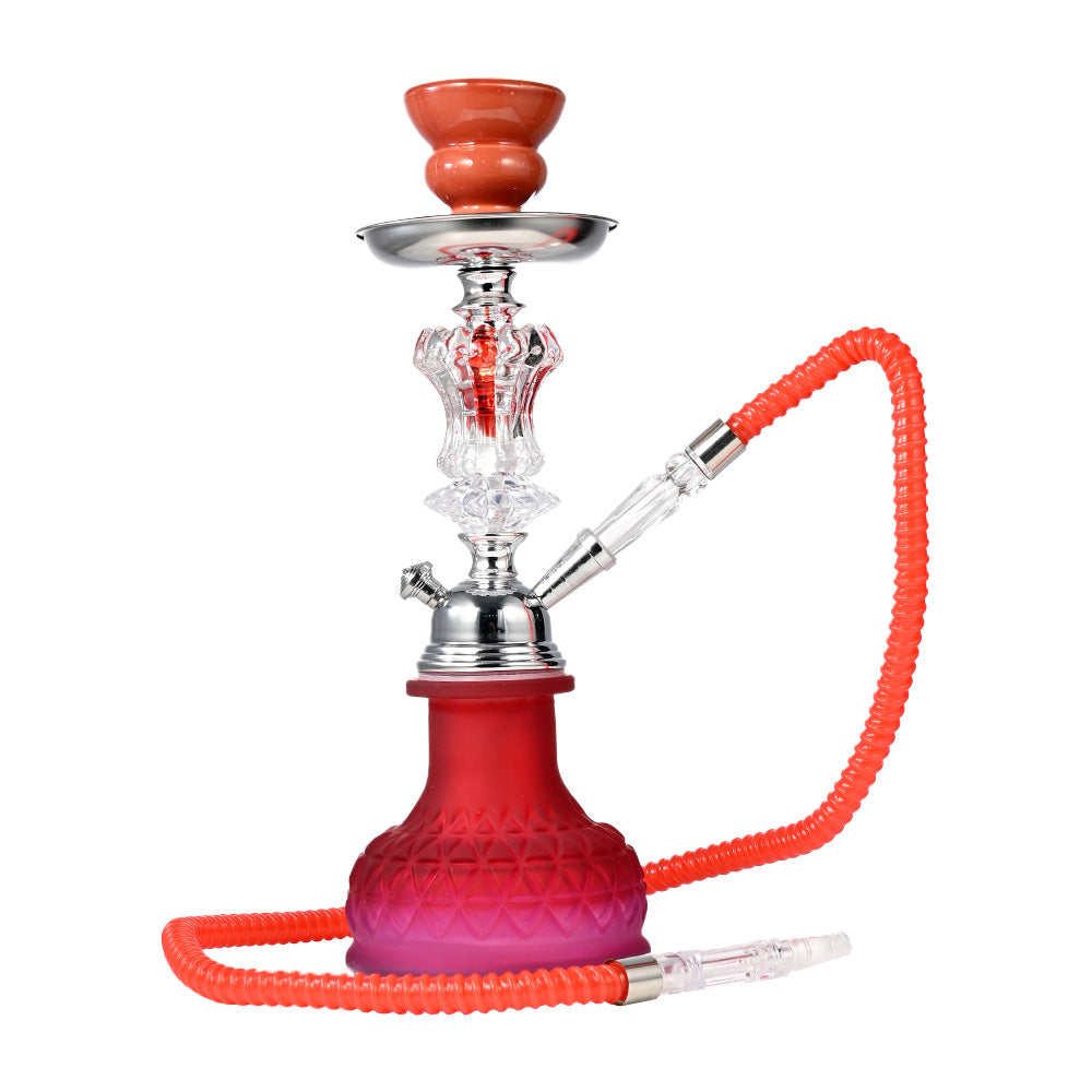 14" sturdy Glass Base Hookah WL067