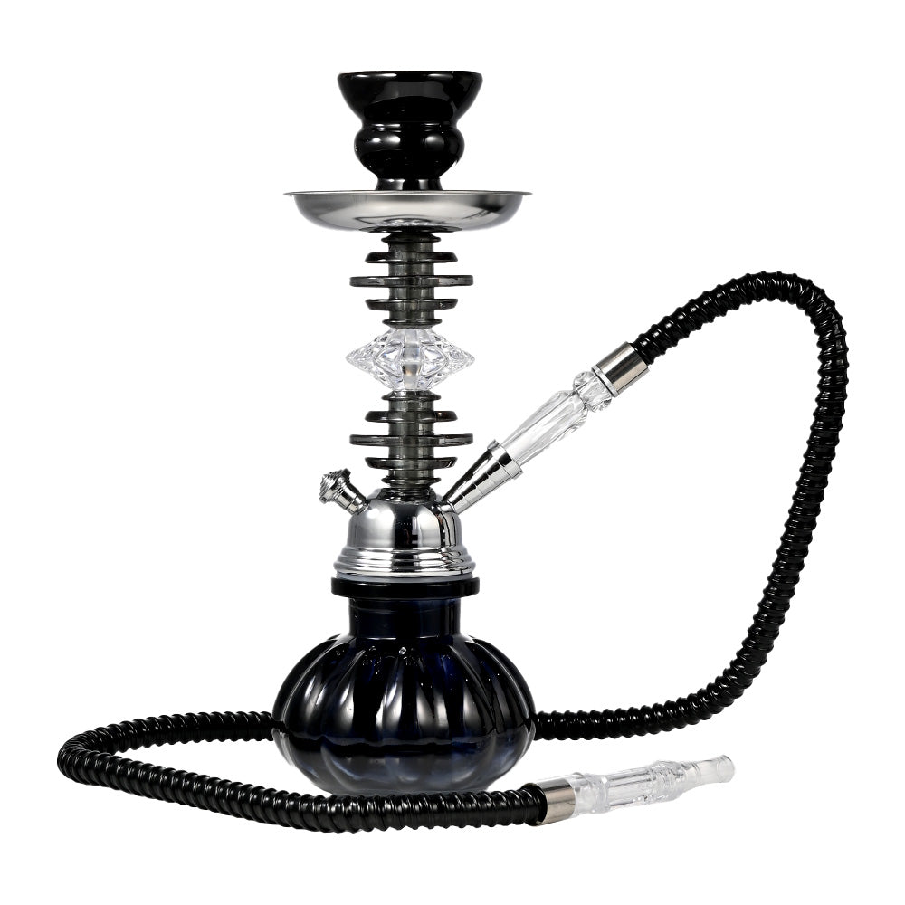 12" Colorful Glass Base Hookah WL077