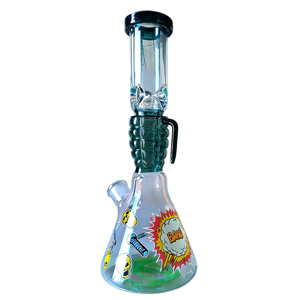 Hipster 14-inch beaker bong XD-104 - Smoke Tech One LLC