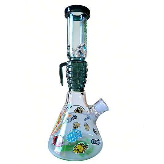 Hipster 14-inch beaker bong XD-104 - Smoke Tech One LLC
