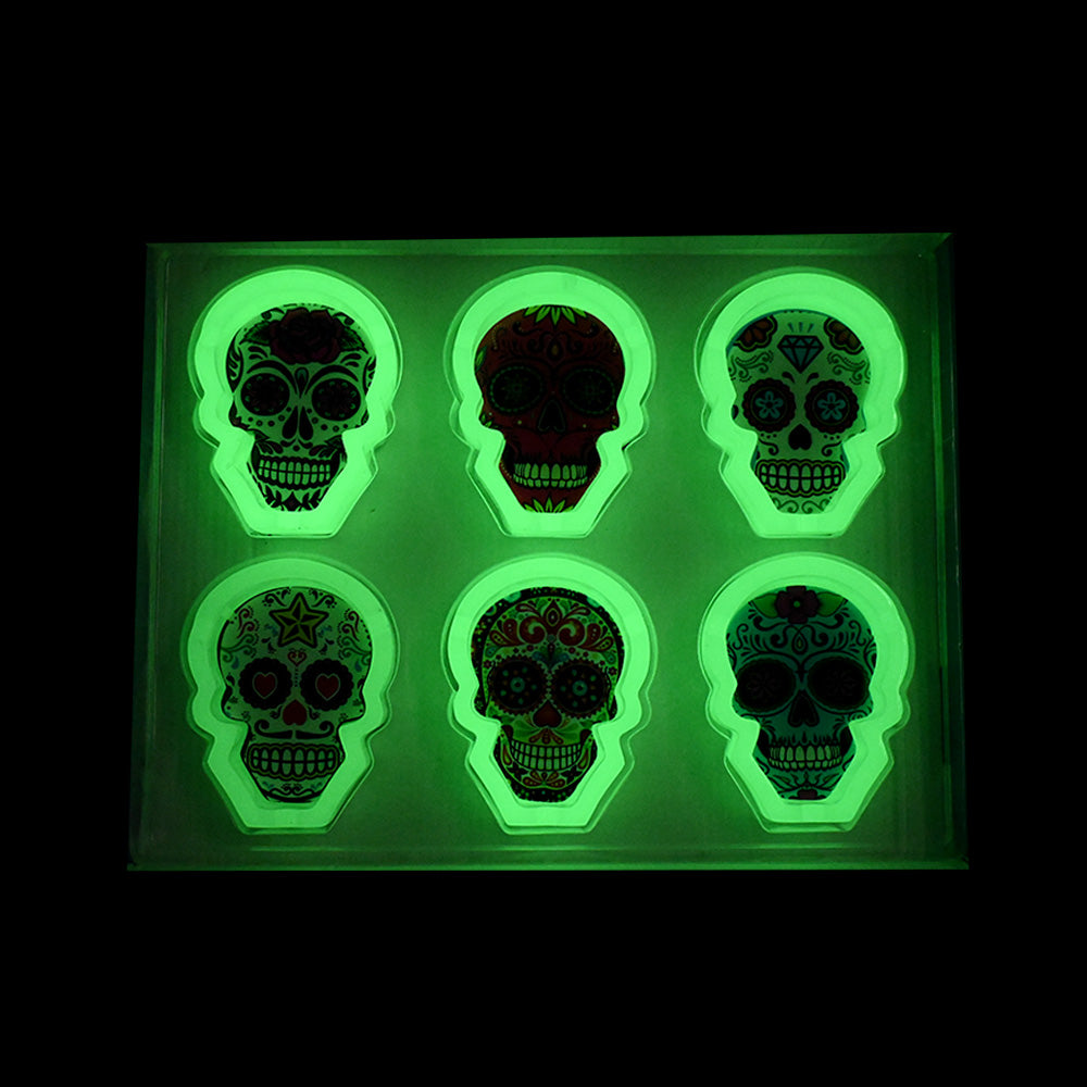 Sugar Skull Glow in the Dark XH6220B