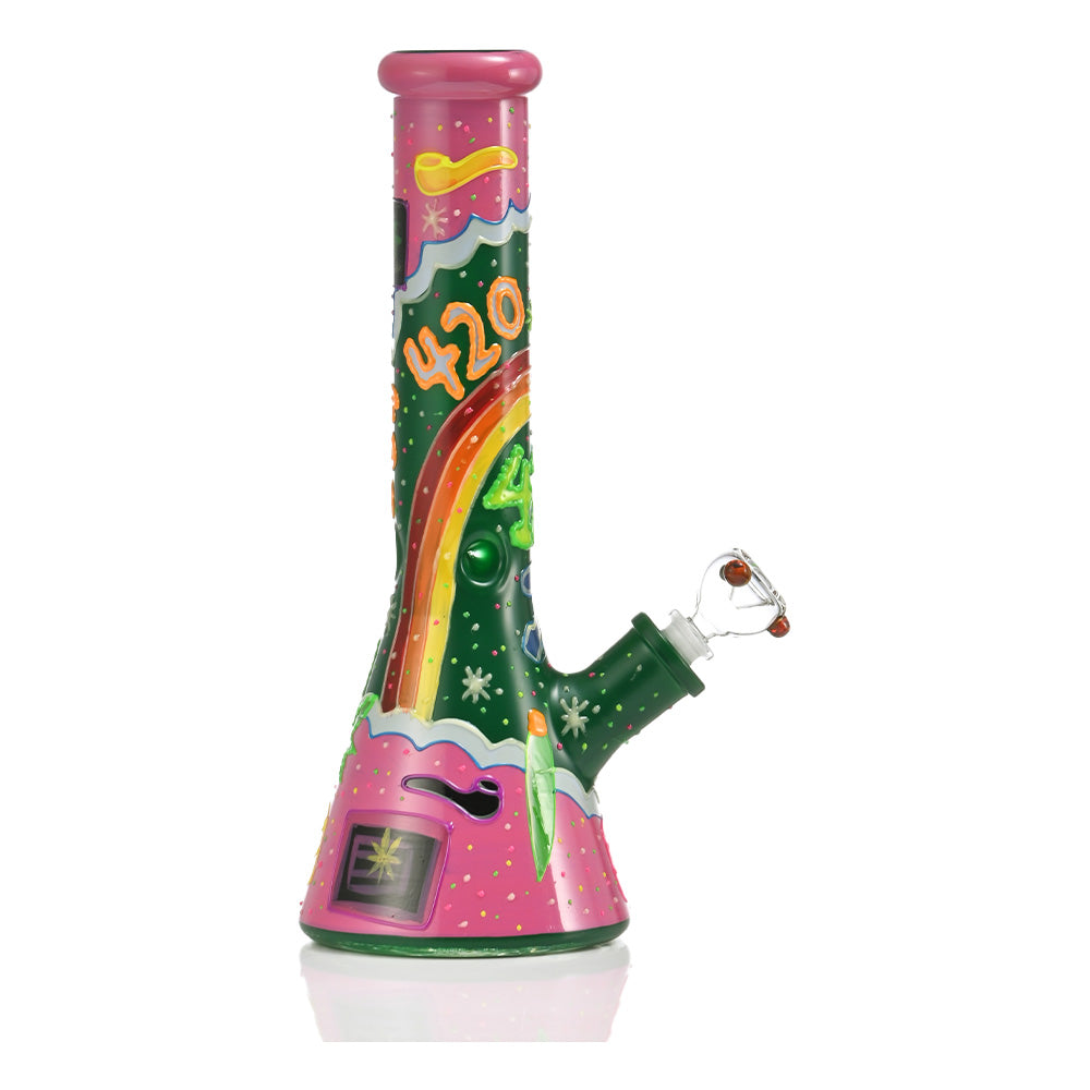 Cosmic Blaze 420 Glass Bong XJ68