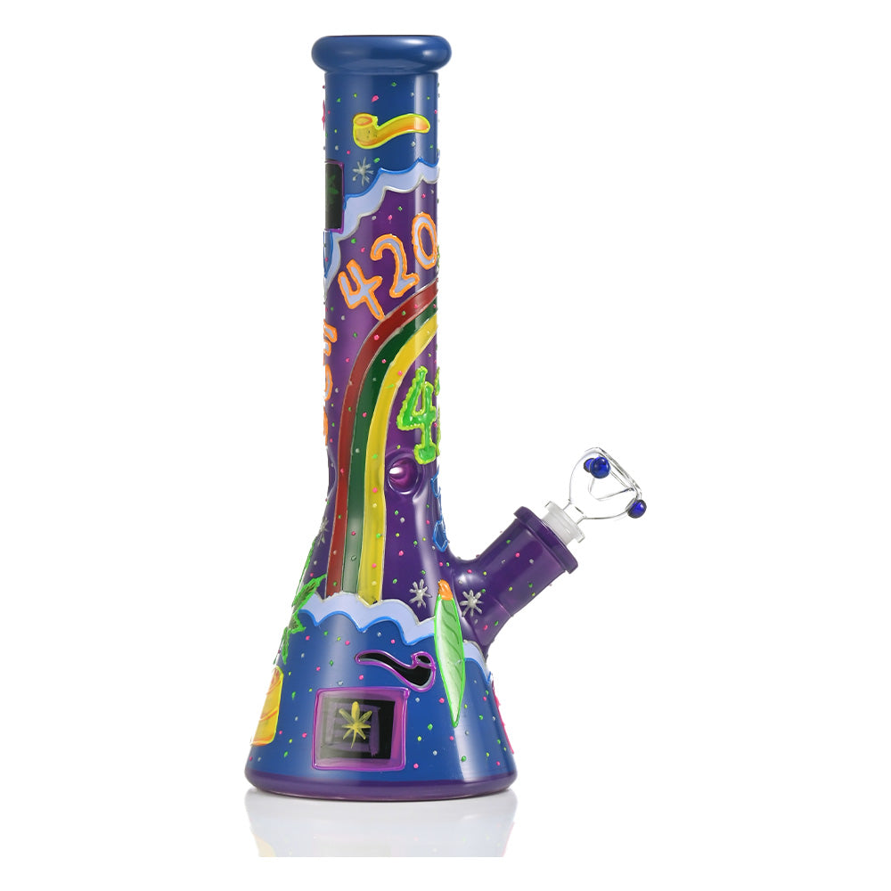 Cosmic Blaze 420 Glass Bong XJ68