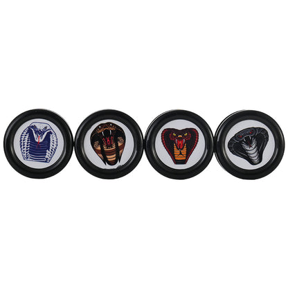 Hipster Black Acrylic 3-Piece Grinder XK003B-BLACK