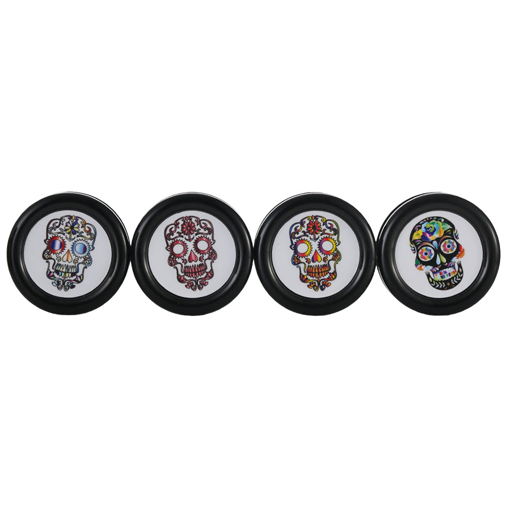 Hipster Black Acrylic 3-Piece Grinder XK003B-BLACK