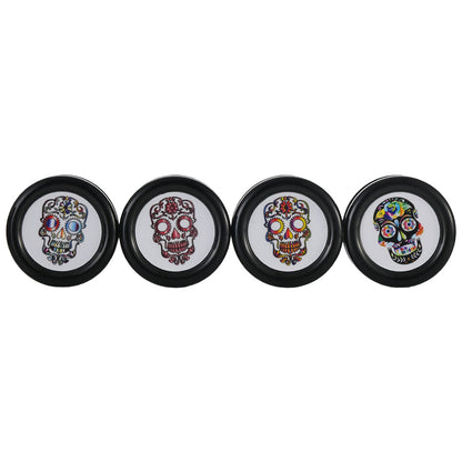 Hipster Black Acrylic 3-Piece Grinder XK003B-BLACK