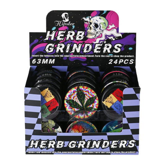 Hipster Acrylic Herb Grinder XK005B-BLACK