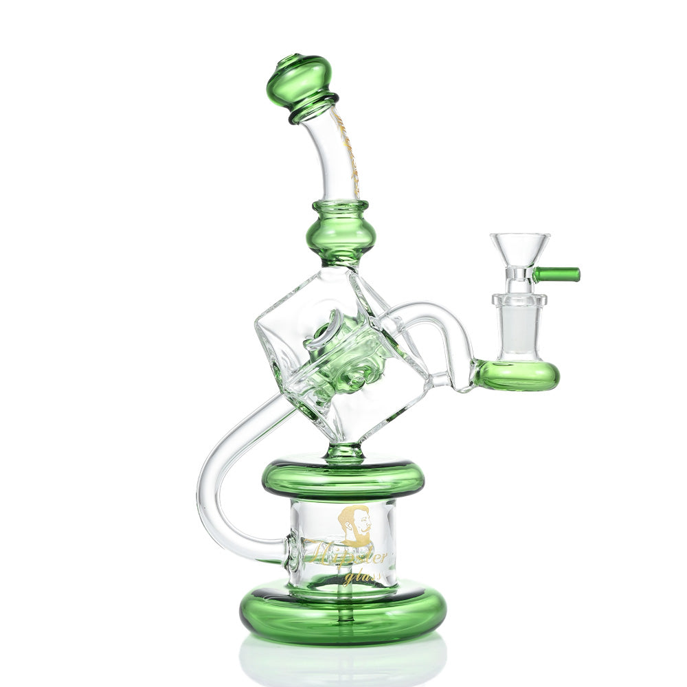 Hipster Colored Base Glass Bong ZL11