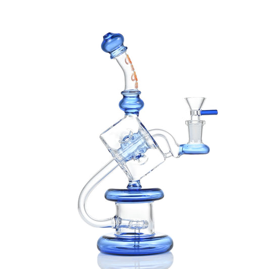 Hipster Colored Base Glass Bong ZL11