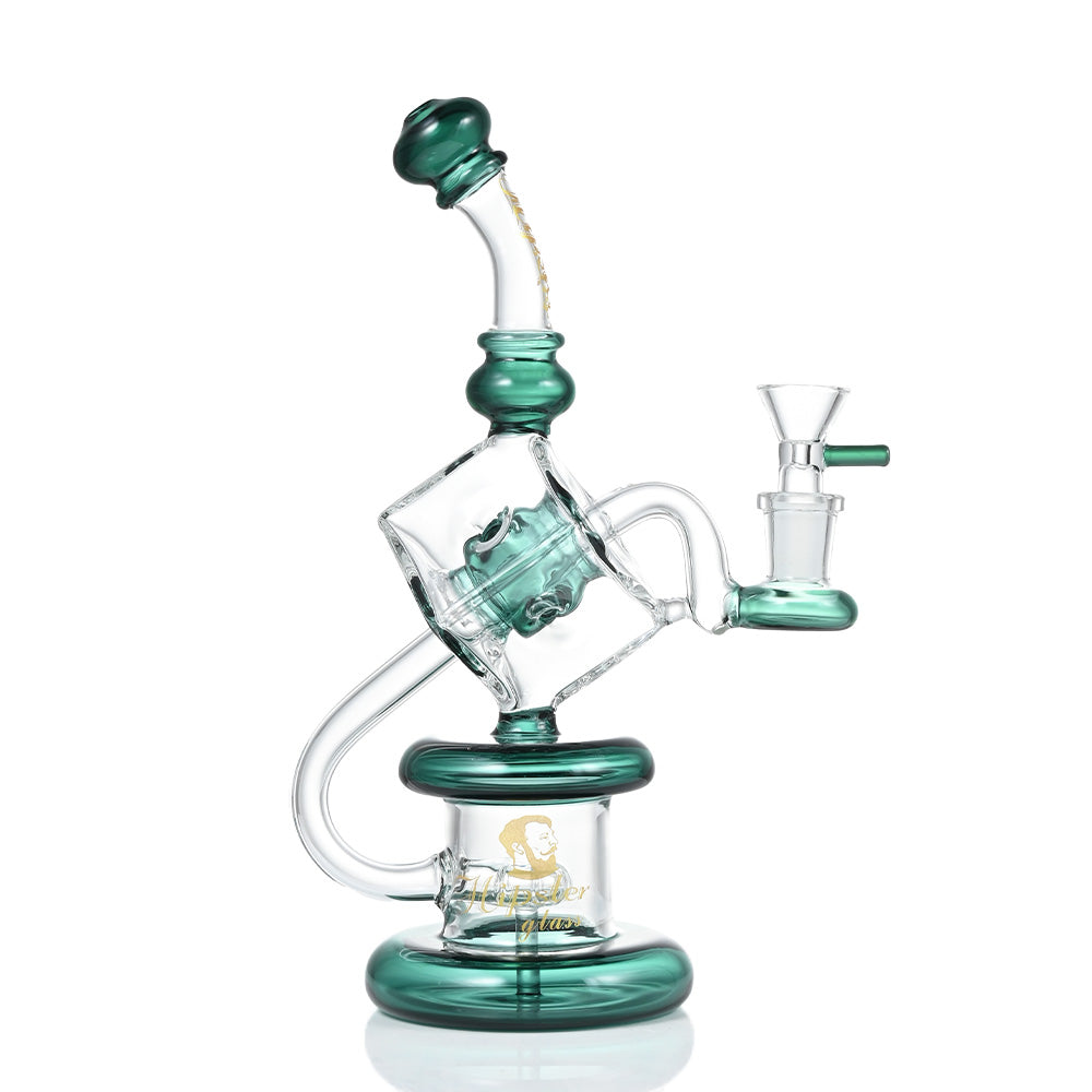 Hipster Colored Base Glass Bong ZL11