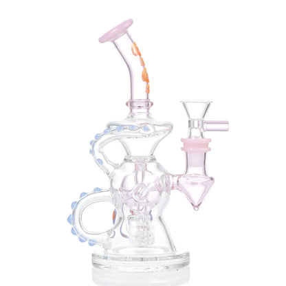 Hispter – 7" Double Orb Perc Glass Rig ZL14
