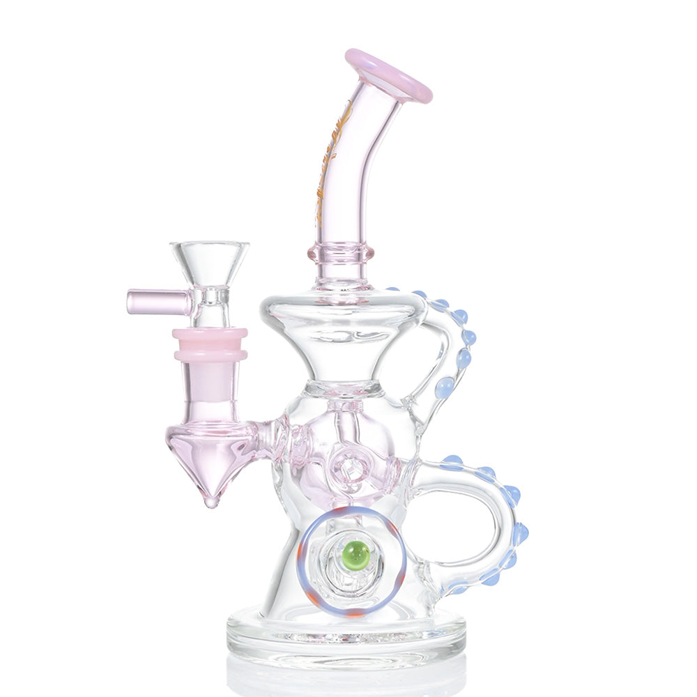 Hispter 7" Double Orb Perc Glass Rig ZL14 - Smoke Tech One LLC