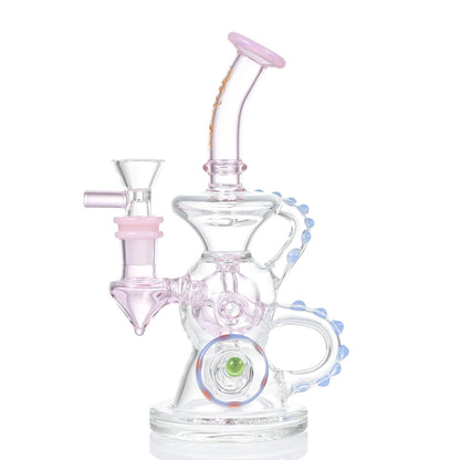 Hispter 7" Double Orb Perc Glass Rig ZL14 - Smoke Tech One LLC
