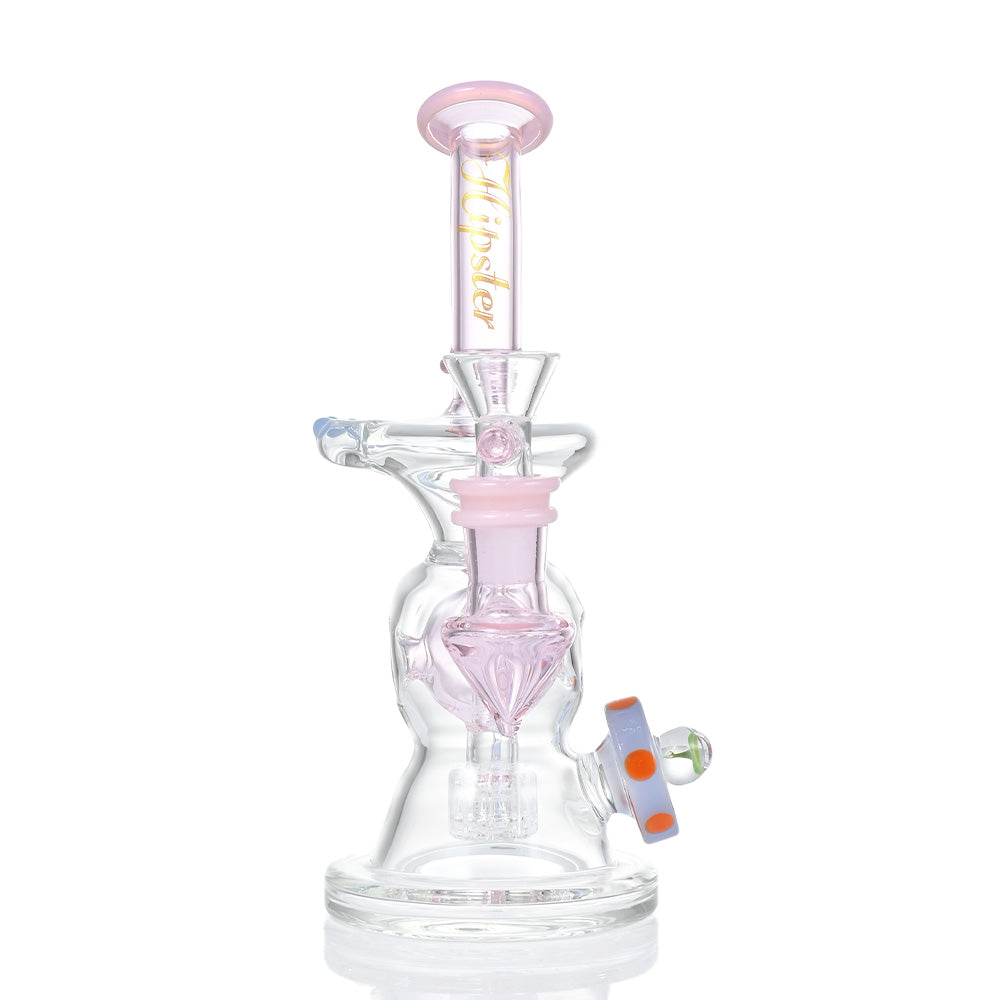 Hispter 7" Double Orb Perc Glass Rig ZL14 - Smoke Tech One LLC
