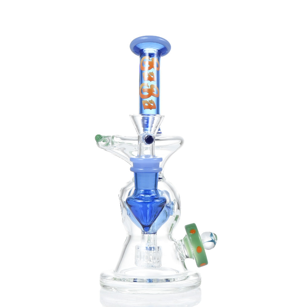 Hispter – 7" Double Orb Perc Glass Rig ZL14