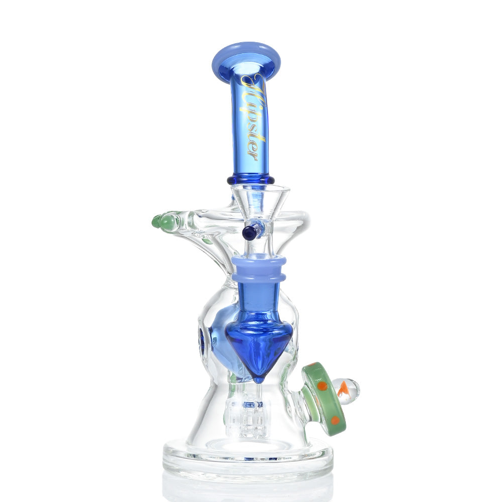 Hispter 7" Double Orb Perc Glass Rig ZL14 - Smoke Tech One LLC