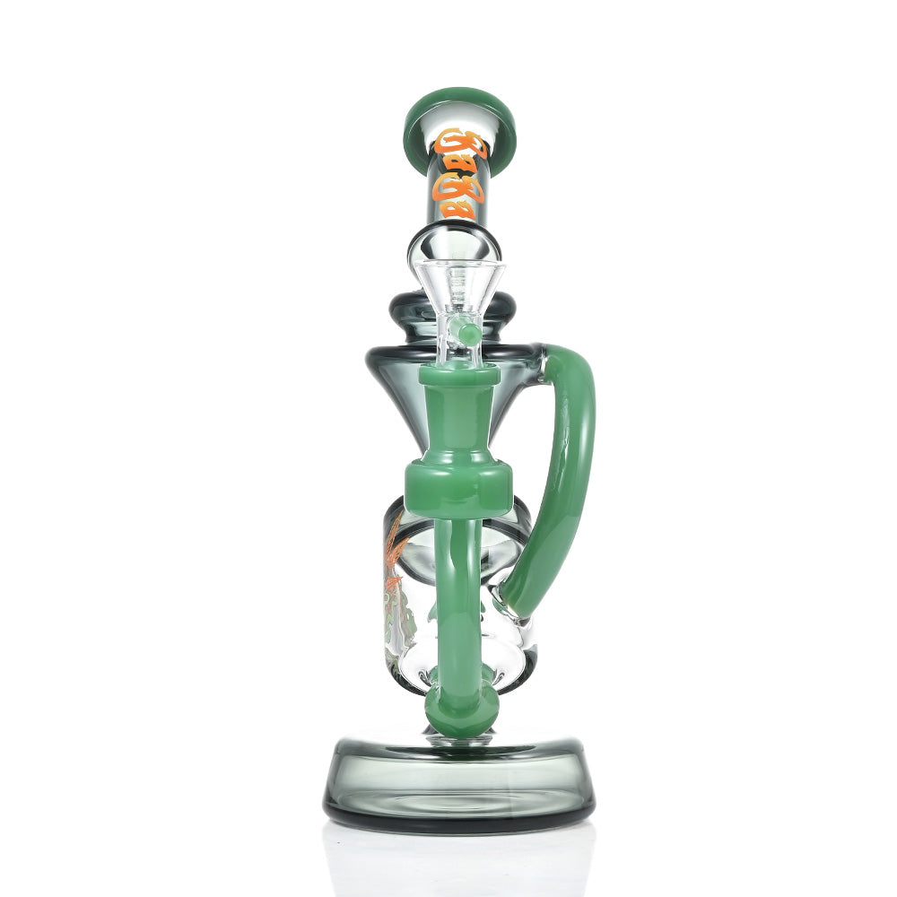 Hipster 8.3" Twisted Neck Glass Bong ZL15