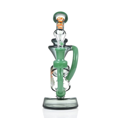 Hipster 8.3" Twisted Neck Glass Bong ZL15