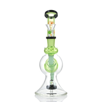 Hipster Orb-Base Recycler Glass Bong ZL16
