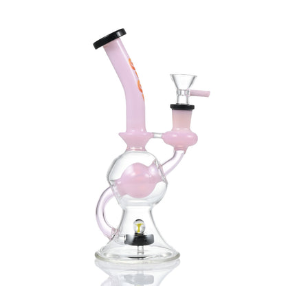 Hipster Orb-Base Recycler Glass Bong ZL16