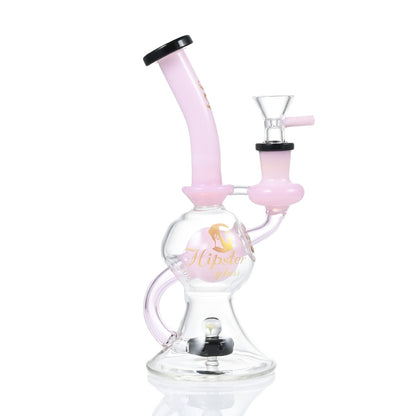 Hipster Orb-Base Recycler Glass Bong ZL16