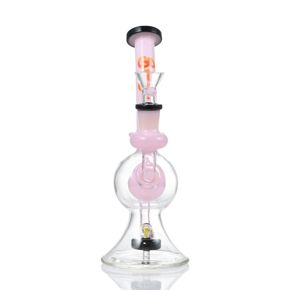 Hipster Orb-Base Recycler Glass Bong ZL16